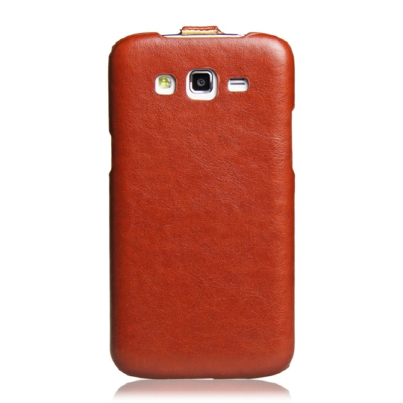 Шкіряний чохол-фліп для Samsung Galaxy Grand 2 від iMuca Concise Vertical Flip