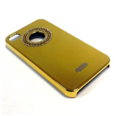 Накладка с кристаллами Zenus Air jacket Crystal для iPhone 4/4S (+пленка)