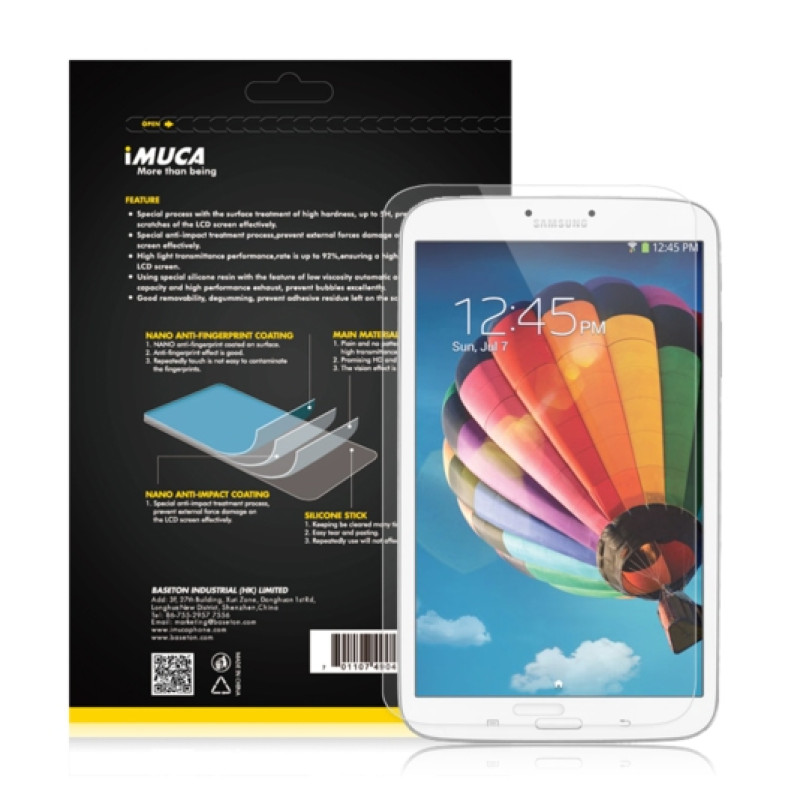 Захисна плівка для Samsung Galaxy Tab 3 8.0'' iMuca Ultra Clear Shock-Proof Screen Protector