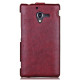 Шкіряний чохол-фліп для Sony Xperia ZL від iMuca Concise Vertical Flip