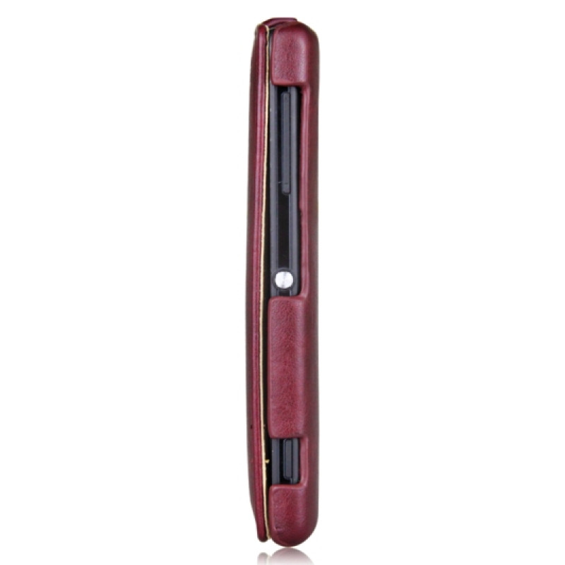 Шкіряний чохол-фліп для Sony Xperia ZL від iMuca Concise Vertical Flip