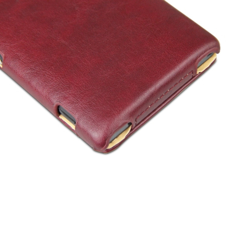 Шкіряний чохол-фліп для Sony Xperia ZL від iMuca Concise Vertical Flip