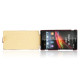 Шкіряний чохол-фліп для Sony Xperia ZL від iMuca Concise Vertical Flip