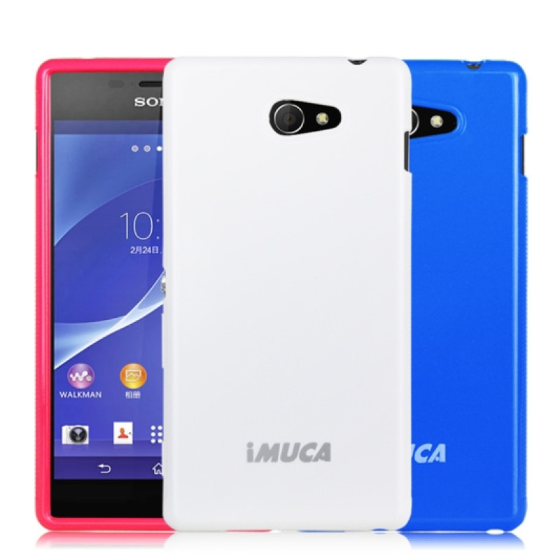 Чохол TPU iMuca Cool Color для Sony Xperia M2 (+плівка і стилус)