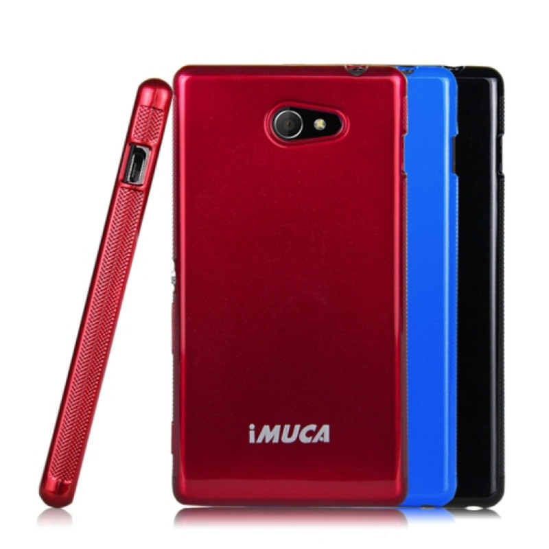 Чохол TPU iMuca Cool Color для Sony Xperia M2 (+плівка і стилус)