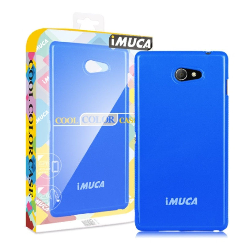 Чохол TPU iMuca Cool Color для Sony Xperia M2 (+плівка і стилус)
