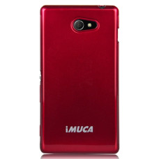 TPU чехол iMuca Cool Color для Sony Xperia M2 (+пленка и стилус)