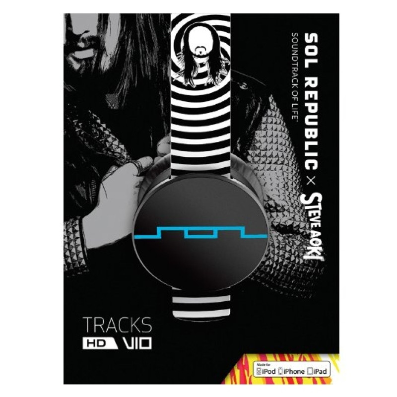 Наушники SOL REPUBLIC Tracks Steve Aoki Special Edition