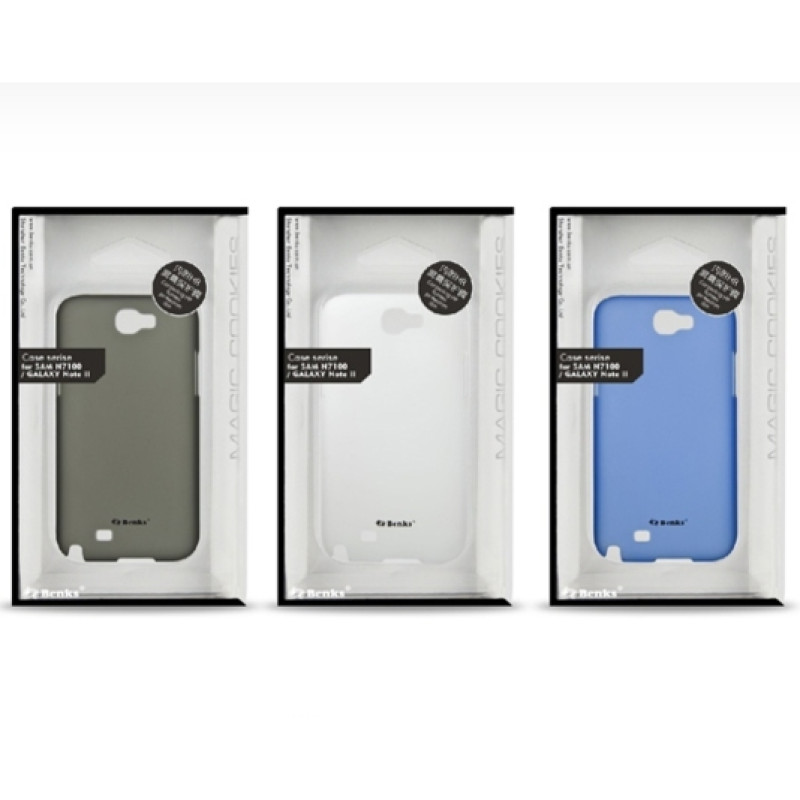 Чохол-накладка для Samsung Galaxy Note 2 N7100 Benks Magic Cookies (+плівка)