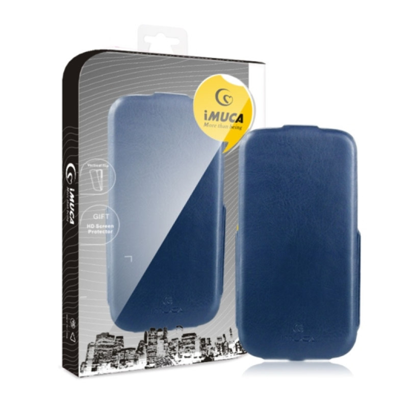 Чехол-флип для Galaxy S3 i9300 iMuca Velvety Glaze Vertical Flip (+ пленка)