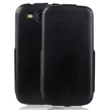 Тонкий кожаный чехол-флип для Galaxy S3 i9300 iMuca Velvety Glaze Vertical Flip (+ пленка)