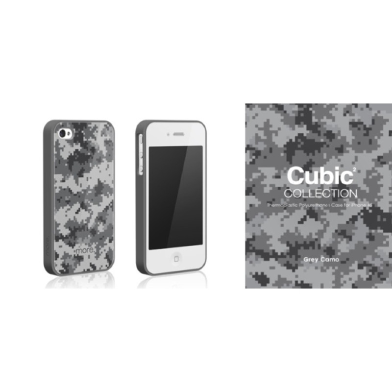 Поліуретановий чохол More Cubic для iPhone 4/4S
