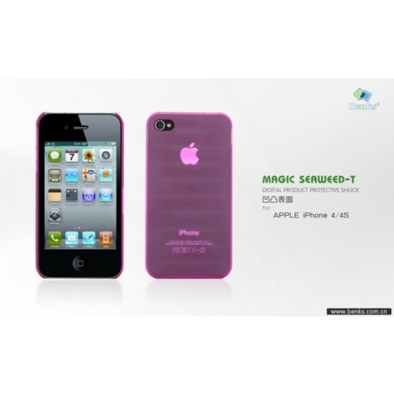 Матовий прозорий чохол Benks Magic Seaweed-T для iPhone 4/4S