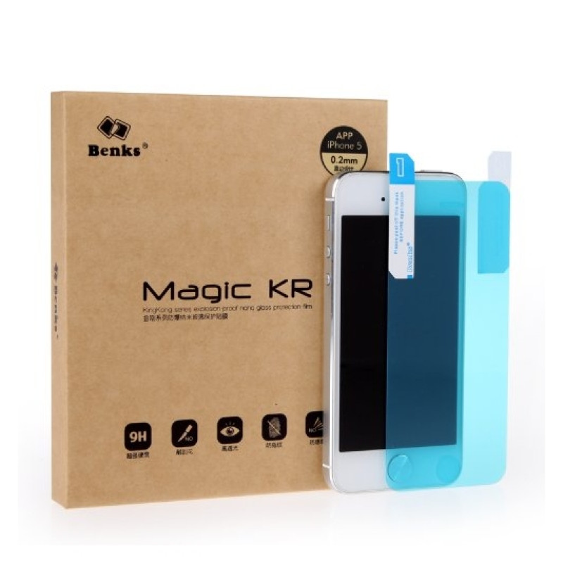 Захисне скло Benks Magic KR для iPhone 5/5S/5C (+ кнопка)