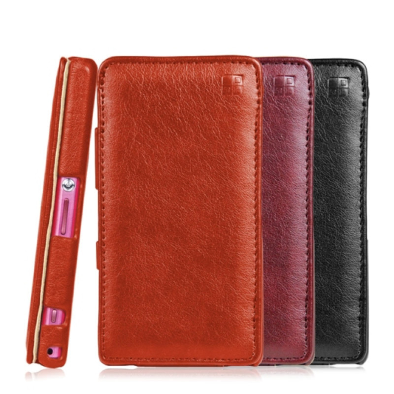 Шкіряний чохол для Sony Xperia Z1 Compact iMuca Concise Vertical Flip