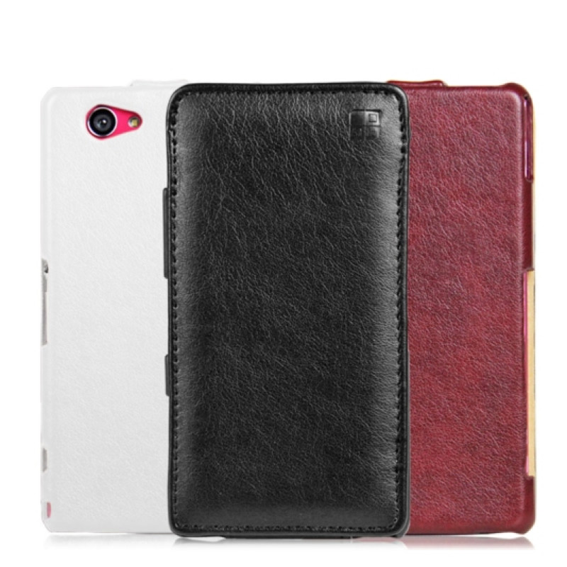 Шкіряний чохол для Sony Xperia Z1 Compact iMuca Concise Vertical Flip