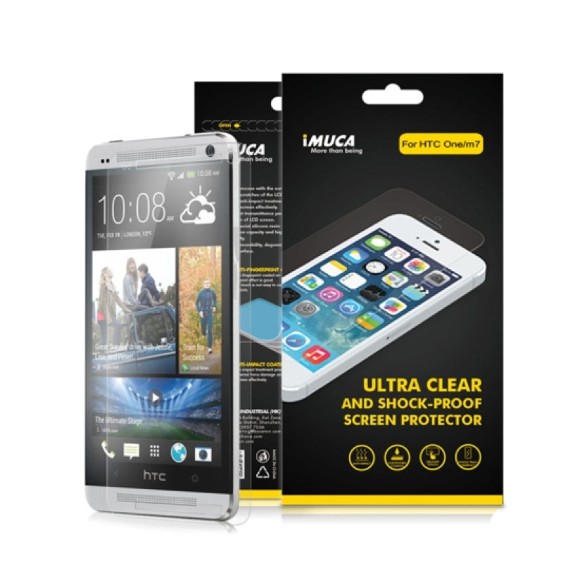Захисна плівка для HTC One M7 iMuca Ultra Clear Shock-Proof Screen Protector