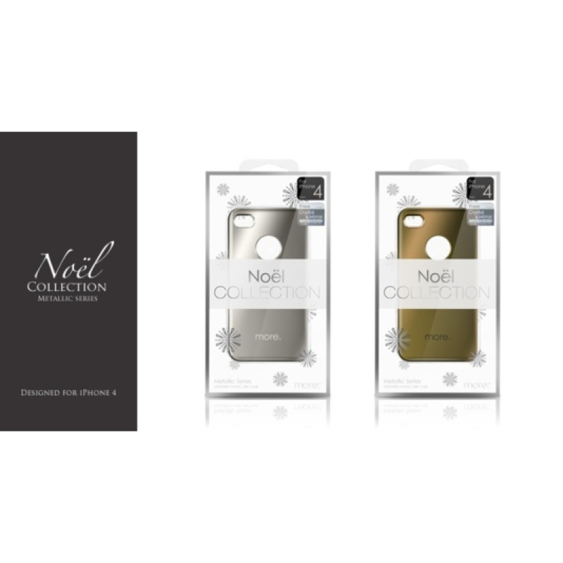 Дзеркальна накладка More Noel Collection для iPhone 4/4S (+плівка)