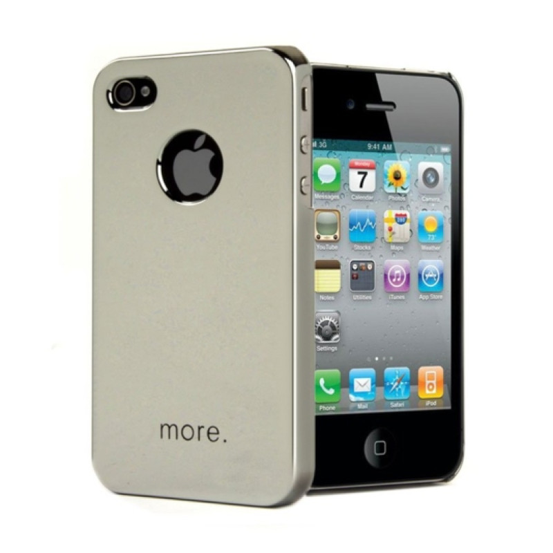 Дзеркальна накладка More Noel Collection для iPhone 4/4S (+плівка)