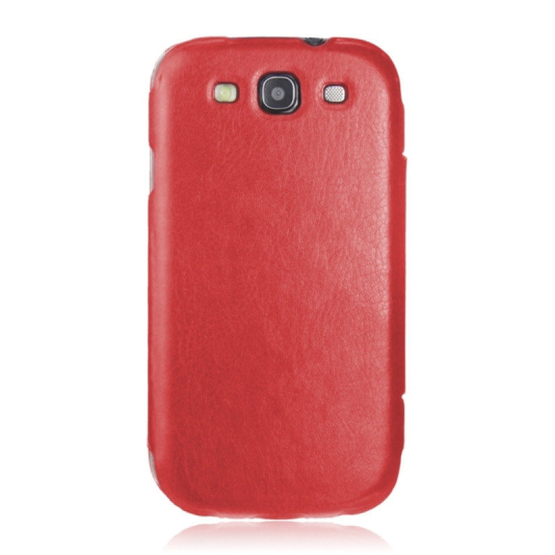 Тонкий кожаный чехол-книжка для Samsung Galaxy S3 iMuca Velvety Glaze Side Flip