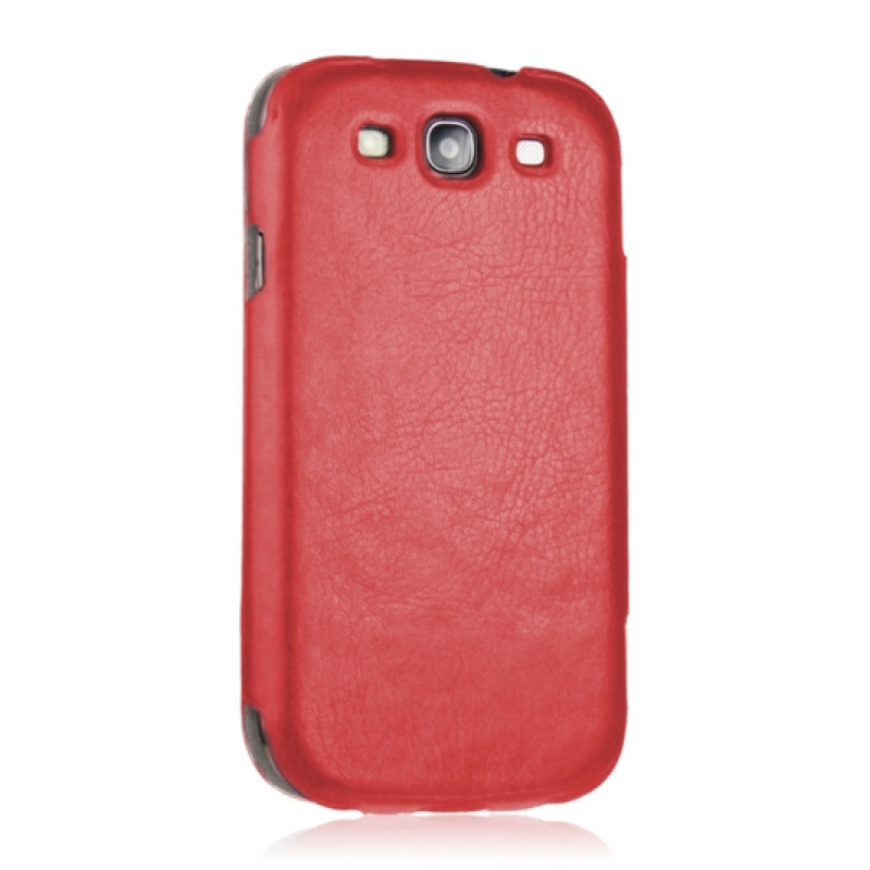 Тонкий кожаный чехол-книжка для Samsung Galaxy S3 iMuca Velvety Glaze Side Flip