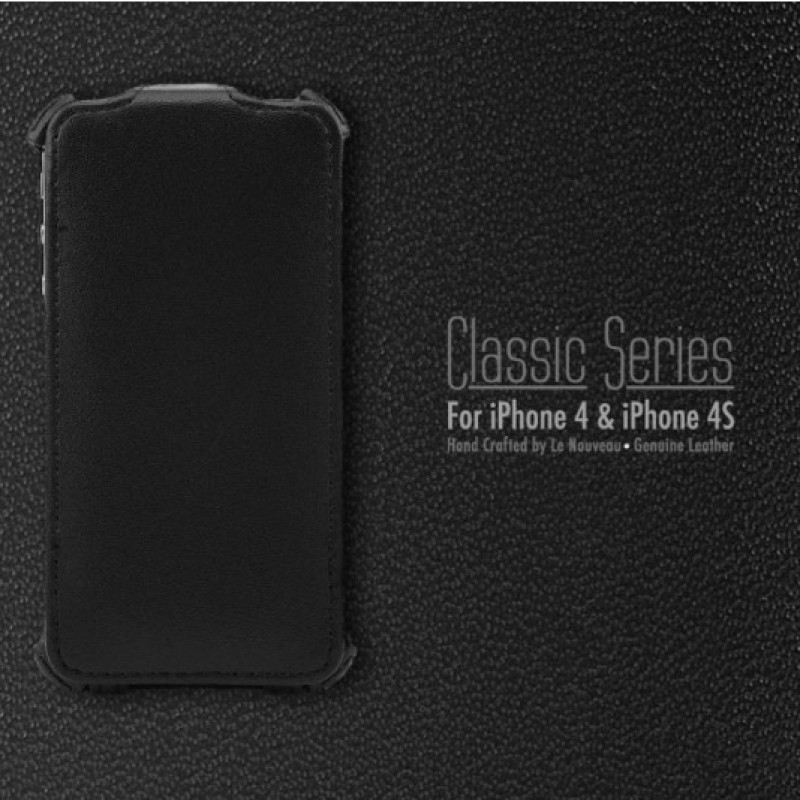 Чохол з натуральної шкіри Le Nouveau Classic Leather для iPhone 4/4S