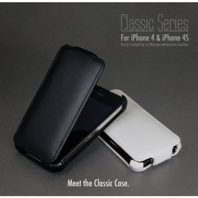 Чохол з натуральної шкіри Le Nouveau Classic Leather для iPhone 4/4S