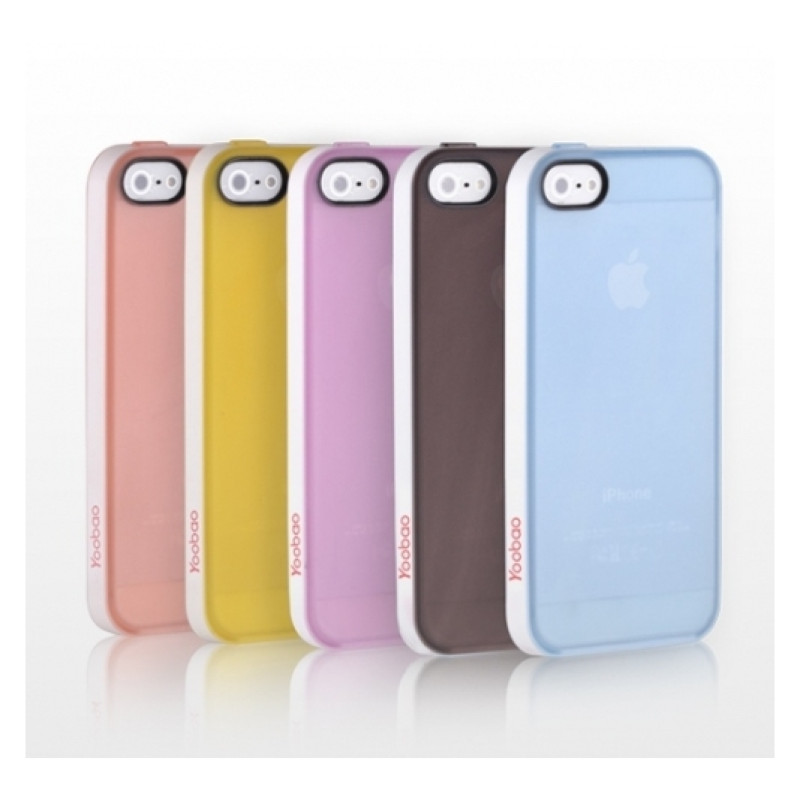 Силіконовий чохол Yoobao Glow case для iPhone 5/5S (+ плівка)