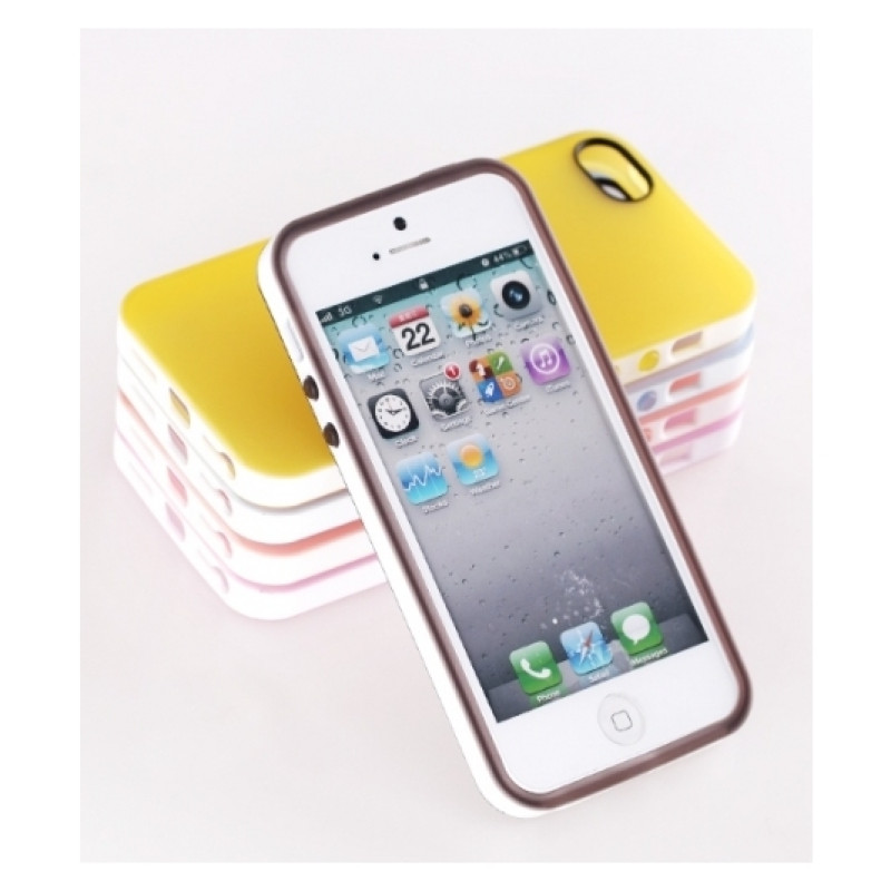 Силіконовий чохол Yoobao Glow case для iPhone 5/5S (+ плівка)