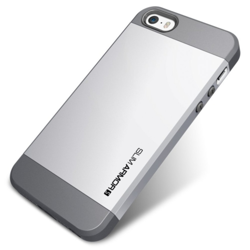 Чохол SGP Slim Armor Metal Series для iPhone 5/5S + плівка