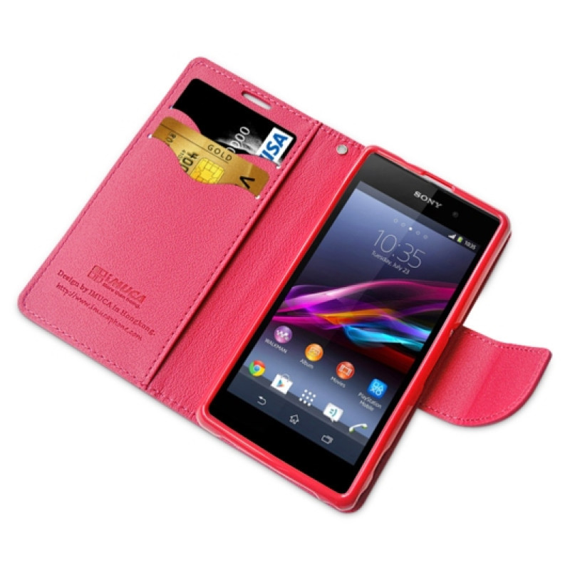 Чехол iMuca Cool Color Wallet Leather Cases для Sony Xperia Z1 Compact
