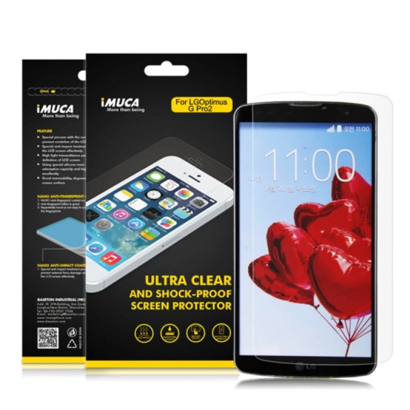 Захисна плівка для LG Optimus G Pro 2 iMuca Ultra Clear Shock-Proof Screen Protector