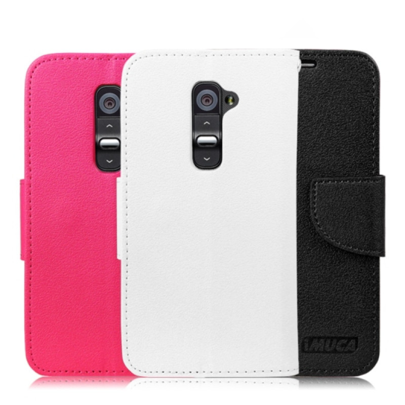 Чехол с застежкой iMuca Cool Color Wallet Leather Cases для LG Optimus G2