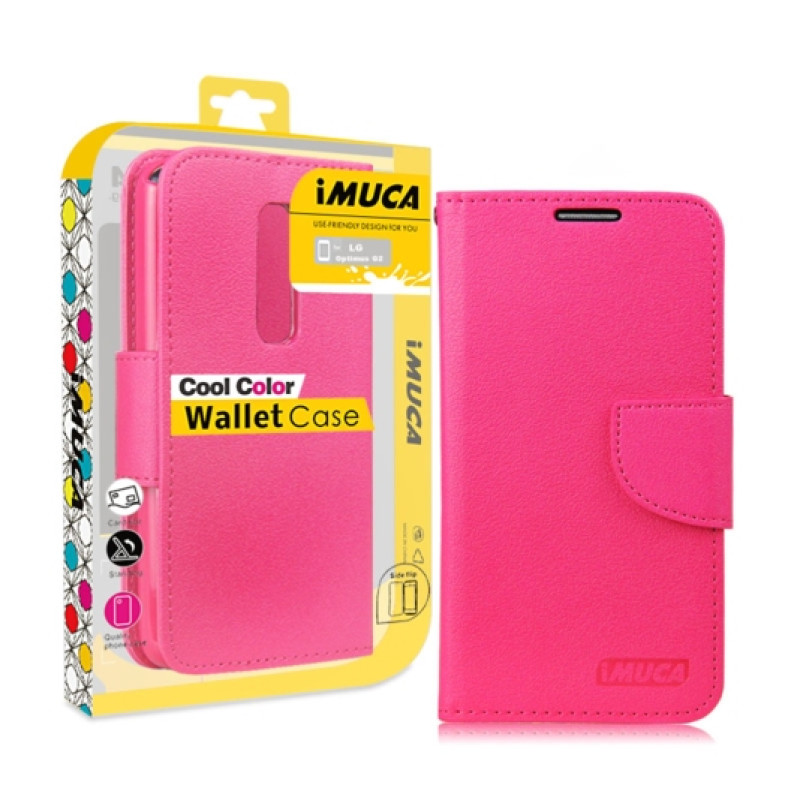 Чехол с застежкой iMuca Cool Color Wallet Leather Cases для LG Optimus G2