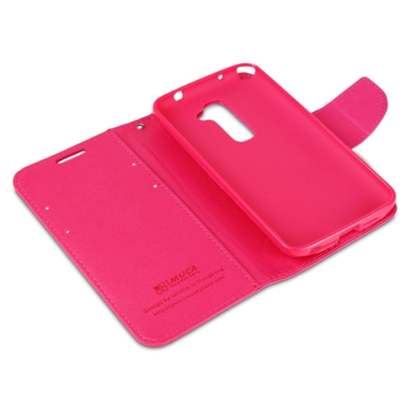Чехол с застежкой iMuca Cool Color Wallet Leather Cases для LG Optimus G2