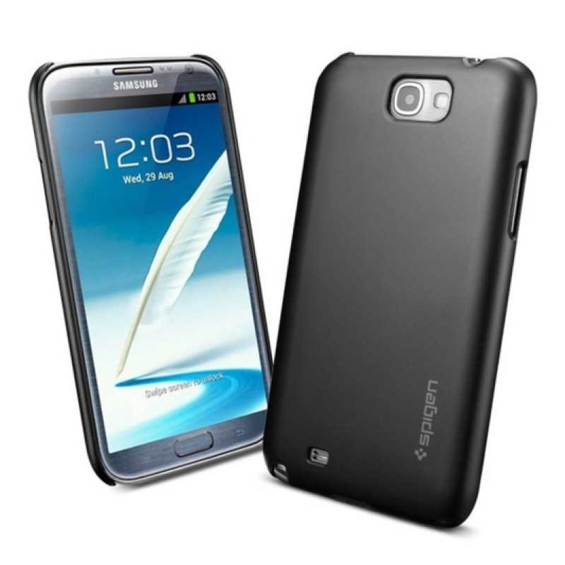 Чохол-накладка Spigen Ultra Thin Air для Samsung Galaxy Note 2 n7100 (+плівка)