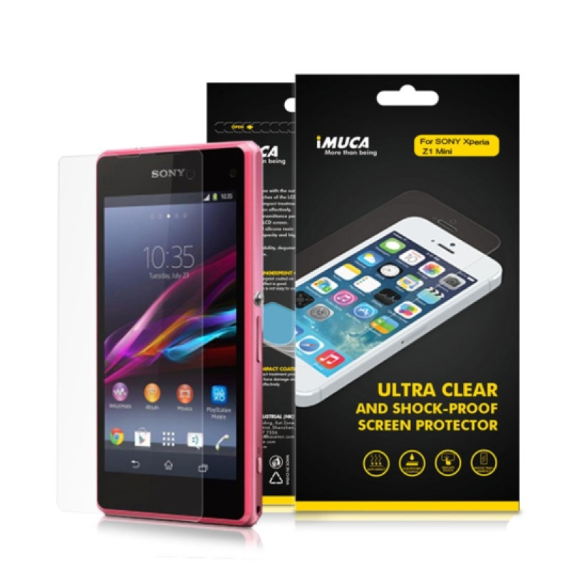 Захисна плівка на Sony Xperia Z1 Mini iMuca Ultra Clear Shock-Proof Screen Protector.