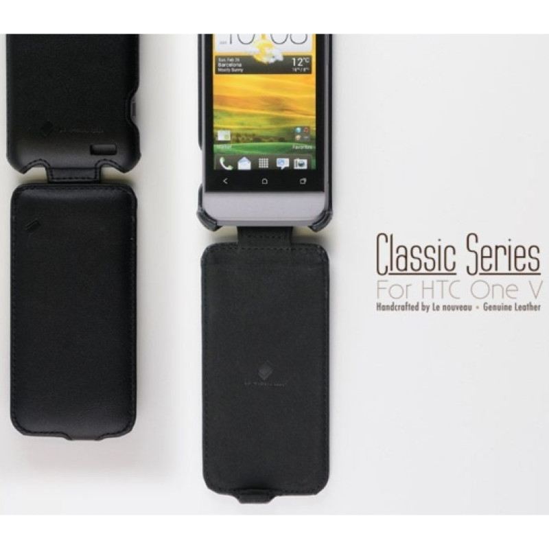 Шкіряний чохол для HTC One V серії Le Nouveau Classic