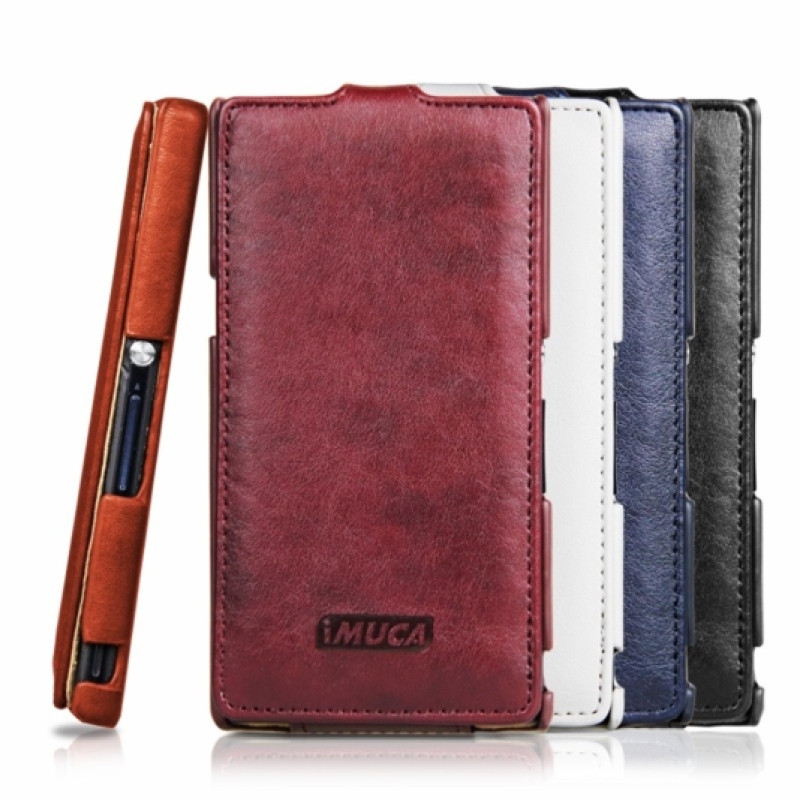 Шкіряний чохол для Sony Xperia Z L36h iMuca Concise Leather Vertical Flip