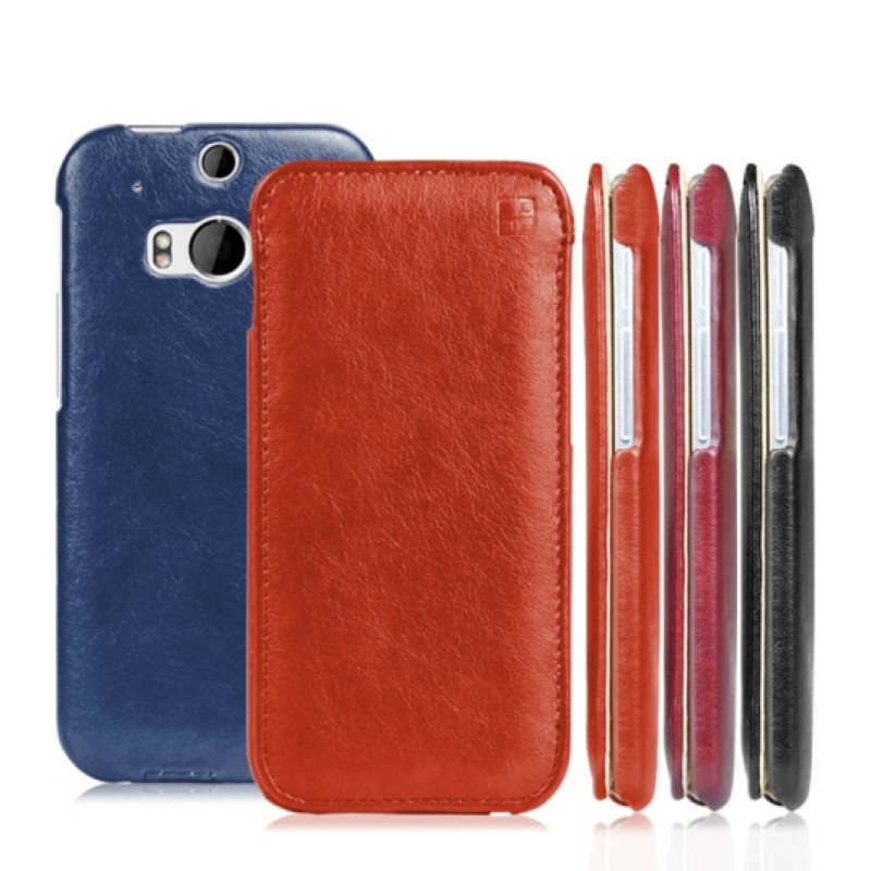 Шкіряний чохол-фліп для HTC One 2 M8 iMuca Concise Vertical Flip