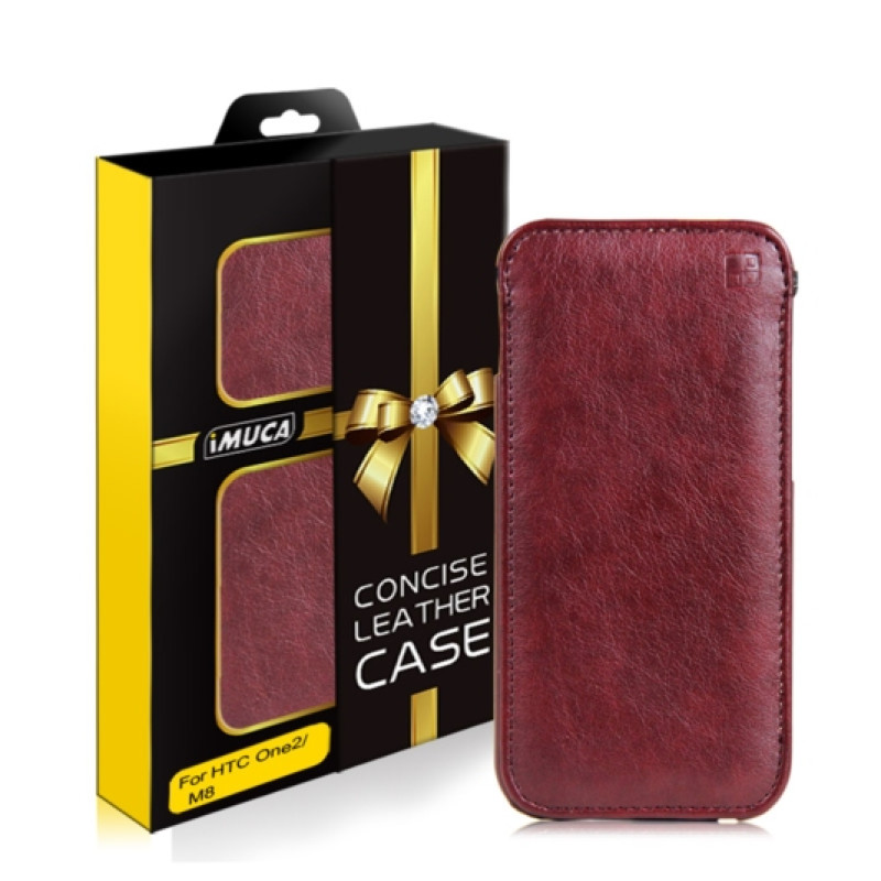 Шкіряний чохол-фліп для HTC One 2 M8 iMuca Concise Vertical Flip