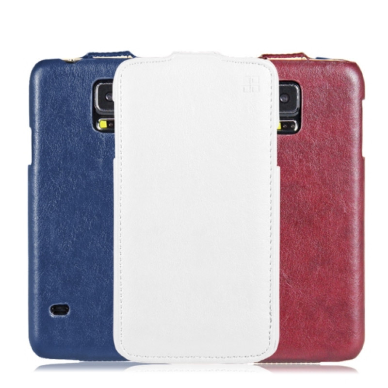 Шкіряний чохол-фліп для Samsung Galaxy S5 iMuca Concise Vertical Flip