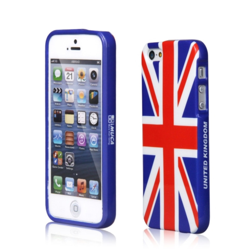 Чохол iMuca Unique Series Case UK/USA Flag для iPhone 5/5S