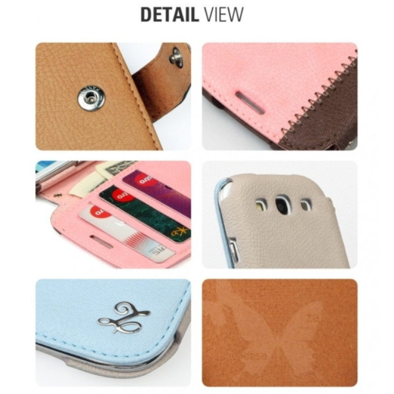 Чохол-книжка для Galaxy S3 Zenus Masstige E-Note Diary