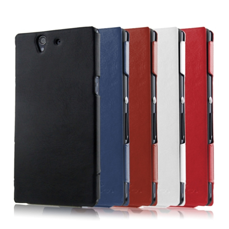Тонкий кожаный чехол iMuca Velvety Glaze для Sony Xperia Z L36i