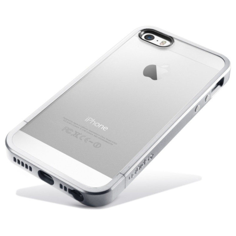 Пластиковий чохол для iPhone 5/5S SPIGEN Case Linear Metal Crystal (+ плівка)