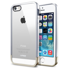 Пластиковый чехол для iPhone 5/5S SPIGEN Case Linear Metal Crystal (+ плена)