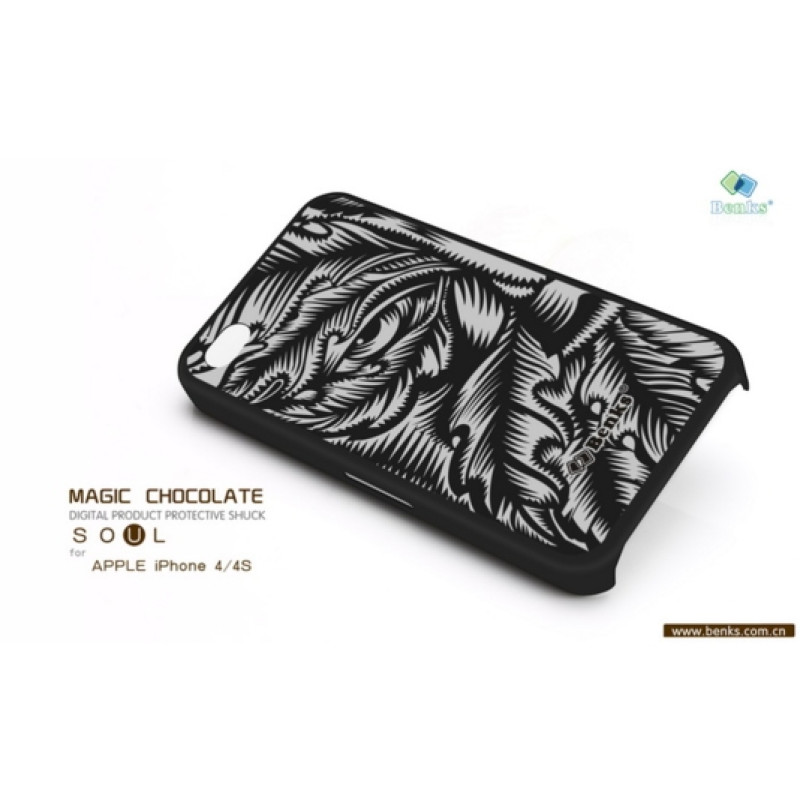 Накладка Benks Magic Chocolate Soul U для iPhone 4/4S (+пленка)