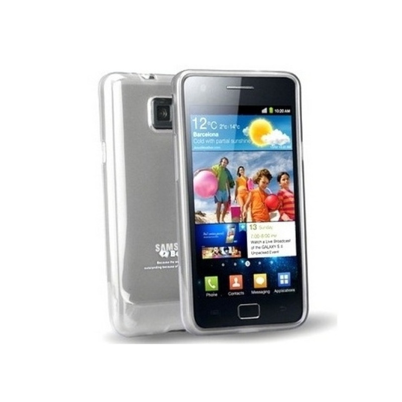 Силиконовый чехол Benks Magic Jelly для Samsung Galaxy S2 i9100 + пленка
