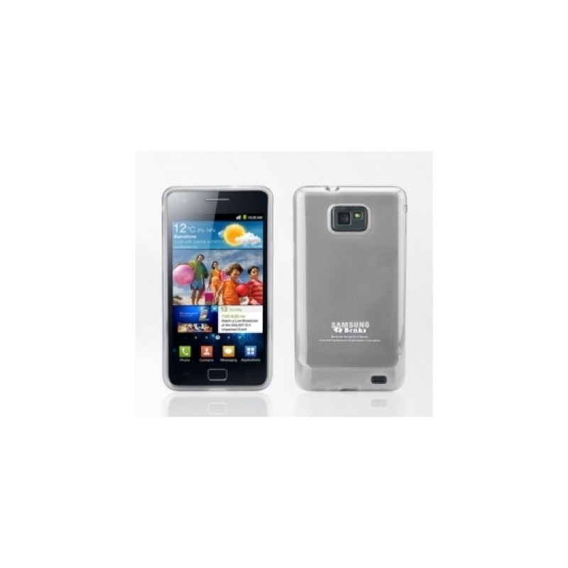 Силиконовый чехол Benks Magic Jelly для Samsung Galaxy S2 i9100 + пленка